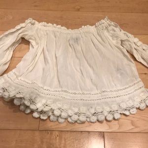 Off the shoulder shirt